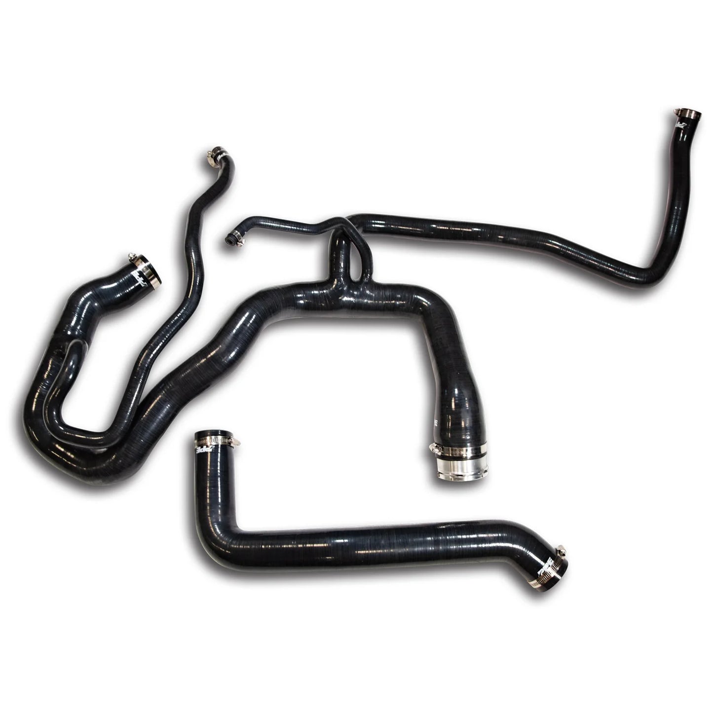 L5P Extended coolant lines with billet coolant fittings