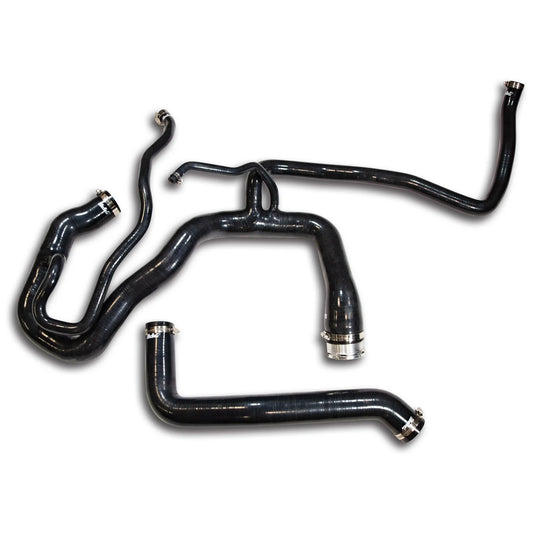 L5P Extended coolant lines with billet coolant fittings