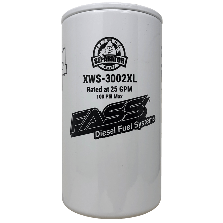 FASS Fuel Systems Extended Length Extreme Water Separator Filter