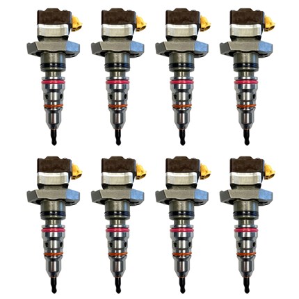 Thoroughbred Injectors (7 AD Reman Injectors & 1 AE Long Lead Injector) - Late 99-03 Ford 7.3L (Built after 12/07/98)